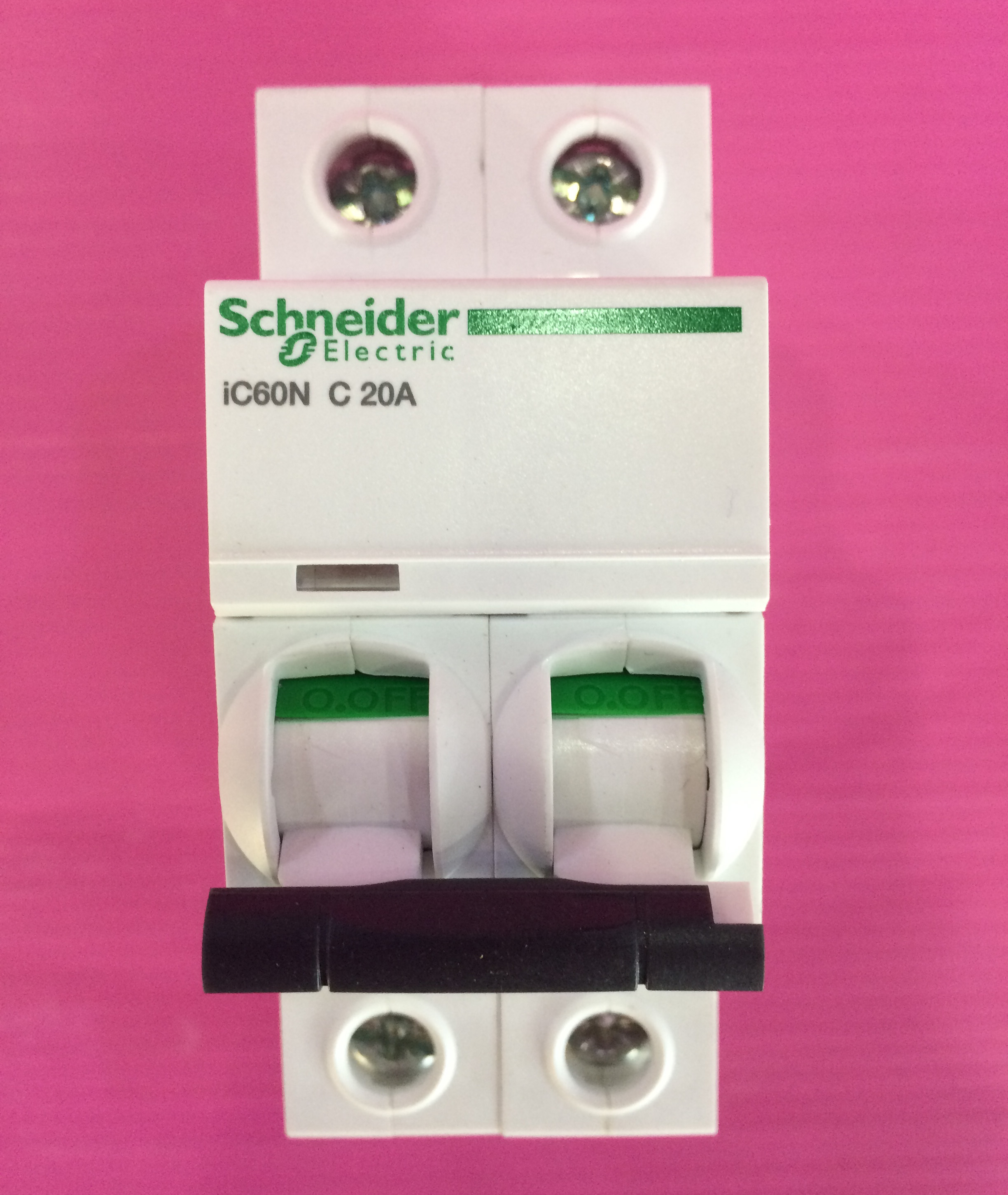 Circuit breakers iC60N 2P 20A 10KA "Schneider" (MCBs)